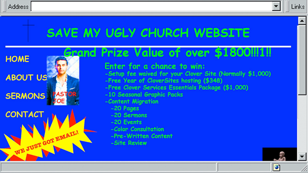 Save My Ugly Church Website Contest