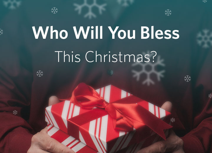 Who Will You Bless This Christmas? Free Clover Church Website Giveaway