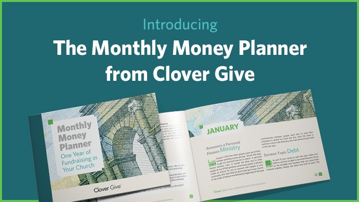 [Free eBook] Monthly Money Planner for Online Giving